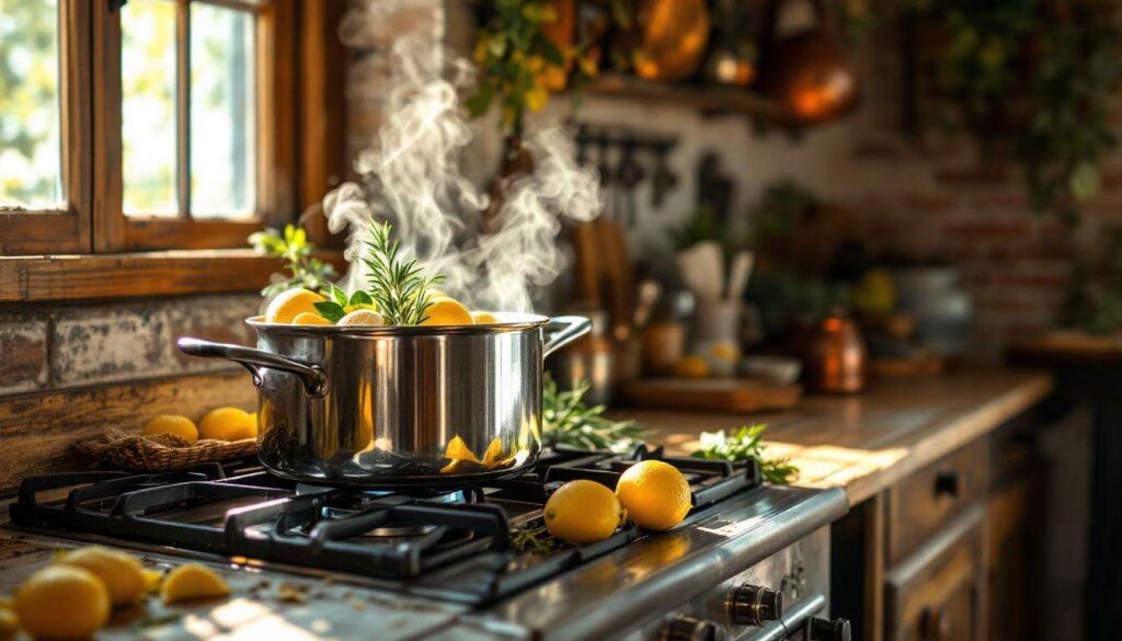 Far bollire bucce di limone, alloro e rosmarino: perché lo consigliano e a cosa serve